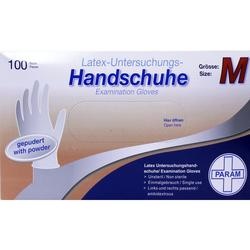Abbildung klein von Einmal Handschuhe Latex Gepudert M