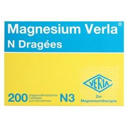 Abbildung klein von Magnesium Verla N Dragees