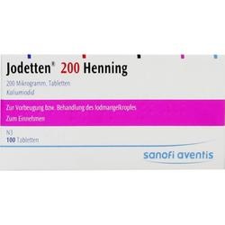 Abbildung klein von Jodetten 200 Henning