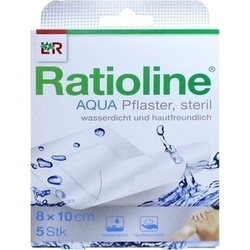 Abbildung klein von Ratioline Aqua Duschpflaster Plus 8x10cm Steril