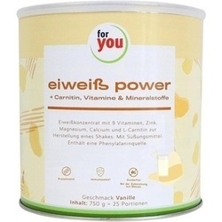 Abbildung klein von For You Eiweiß Power Vanille