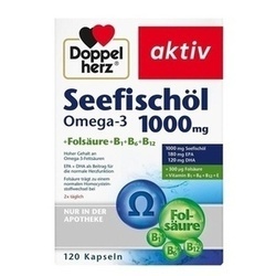 Abbildung klein von Doppelherz Seefischöl Omega-3 1000mg + Folsäure