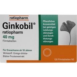 Abbildung klein von Ginkobil-Ratiopharm 40mg Filmtabletten