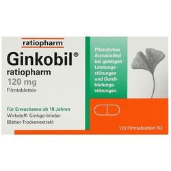 Abbildung klein von Ginkobil Ratiopharm 120 Mg Filmtabletten