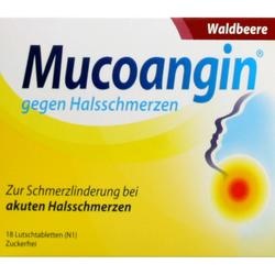 Abbildung klein von Mucoangin Waldbeere 20 Mg Lutschtabletten
