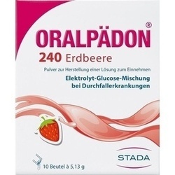 Abbildung klein von Oralpädon 240 Erdbeere Beutel