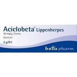 Abbildung klein von Aciclobeta Lippenherpes Creme