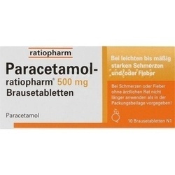 Abbildung klein von Paracetamol-Ratiopharm 500mg Brausetabletten