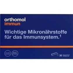 Abbildung klein von Orthomol Immun Direktgranulat Himbeer-Menthol