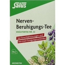 Abbildung klein von Nerven-Beruhigungs-Tee Kräutertee Nr. 22 Bio Salus