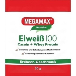 Abbildung klein von Eiweiss 100 Erdbeer Megamax
