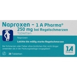 Abbildung klein von Naproxen - 1 A Pharma 250 Mg Bei Regelschmerzen