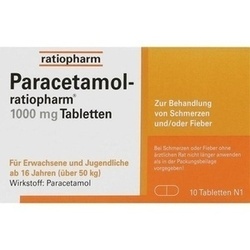 Abbildung klein von Paracetamol-Ratiopharm 1000 Mg Tabletten