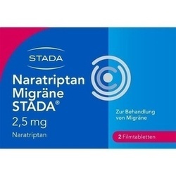 Abbildung klein von Naratriptan Migräne Stada 2.5mg Filmtabletten