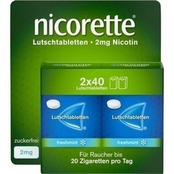 Abbildung klein von Nicorette Freshmint 2mg Lutschtabletten Gepresst