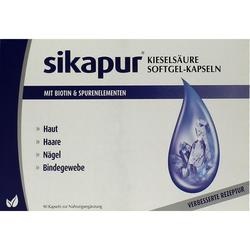 Abbildung klein von Sikapur Kieselsäure Softgel-Kapseln Mit Biotin