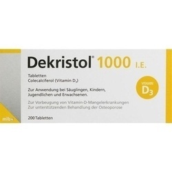 Abbildung klein von Dekristol 1000 I.E. Tabletten
