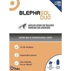 Abbildung klein von Blephasol Duo 100ml + 100 Reinigungspads