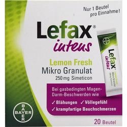 Abbildung klein von Lefax Intens Lemon Fresh Mikro Granulat 250mg Sim.