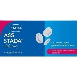 Abbildung klein von Ass Stada 100mg Magensaftresistente Tabletten