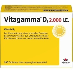 Abbildung klein von Vitagamma D3 2.000 I.E.Vitamin D3 Nem