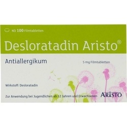 Abbildung klein von Desloratadin Aristo 5mg Filmtabletten