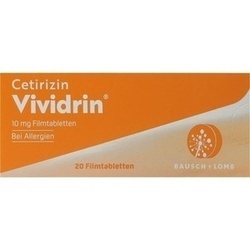 Abbildung klein von Cetirizin Vividrin 10mg Filmtabletten