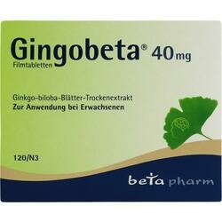 Abbildung klein von Gingobeta 40 Mg Filmtabletten