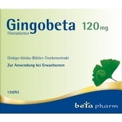 Abbildung klein von Gingobeta 120 Mg Filmtabletten