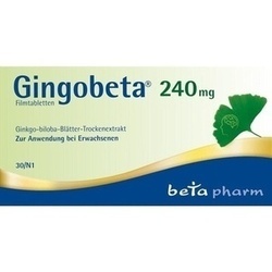 Abbildung klein von Gingobeta 240 Mg Filmtabletten