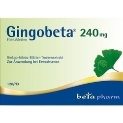 Abbildung klein von Gingobeta 240 Mg Filmtabletten