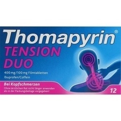 Abbildung klein von Thomapyrin Tension Duo 400 Mg/100mg Filmtabletten