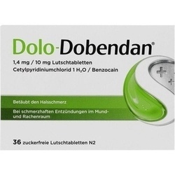 Abbildung klein von Dolo-Dobendan 1.4mg/10 Mg Lutschtabletten