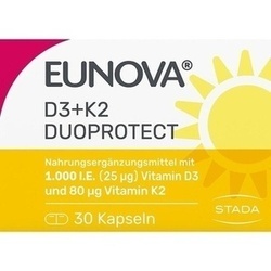 Abbildung klein von Eunova Duoprotect D3+K2 1000ie/80ug
