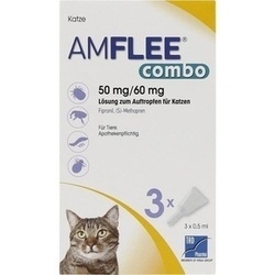 Abbildung klein von Amflee Combo 50/60mg Lsg Z Auftropfen F Katzen
