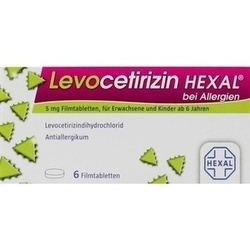 Abbildung klein von Levocetirizin Hexal Bei Allergien 5mg Filmtabl.