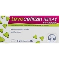 Abbildung klein von Levocetirizin Hexal Bei Allergien 5mg Filmtabl.