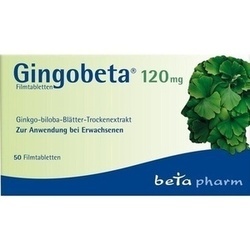 Abbildung klein von Gingobeta 120 Mg Filmtabletten