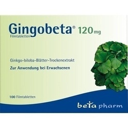 Abbildung klein von Gingobeta 120 Mg Filmtabletten