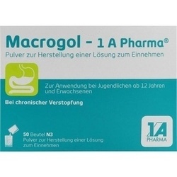 Abbildung klein von Macrogol - 1 A Pharma Plv.Z.Her.E.Lsg.Z.Einnehmen