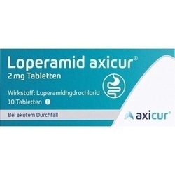 Abbildung klein von Loperamid Axicur 2 Mg Tabletten