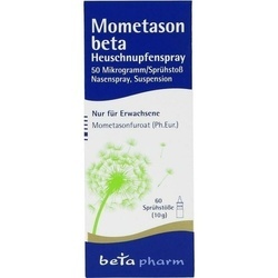 Abbildung klein von Mometason Beta Heuschnupfenspray 50 Ug/Sp. 60 Sp.