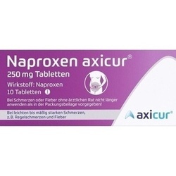 Abbildung klein von Naproxen Axicur 250 Mg Tabletten