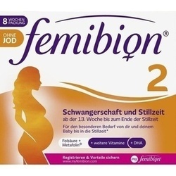 Abbildung klein von Femibion 2 Schwangerschaft + Stillzeit O. Jod Kombipackung