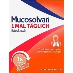 Abbildung klein von Mucosolvan 1mal Täglich Retardkapseln