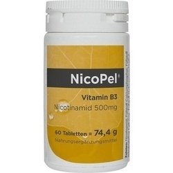 Abbildung klein von Nicopel Nicotinamid 500mg