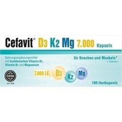 Abbildung klein von Cefavit D3 K2 Mg 7.000 I.E.