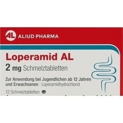 Abbildung klein von Loperamid Al 2 Mg Schmelztabletten