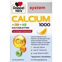 Abbildung klein von Doppelherz Calcium 1000+D3+K2 System