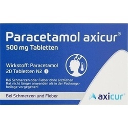 Abbildung klein von Paracetamol Axicur 500 Mg Tabletten